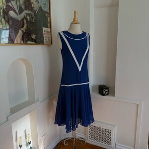 1920s inspired drop waist dress
